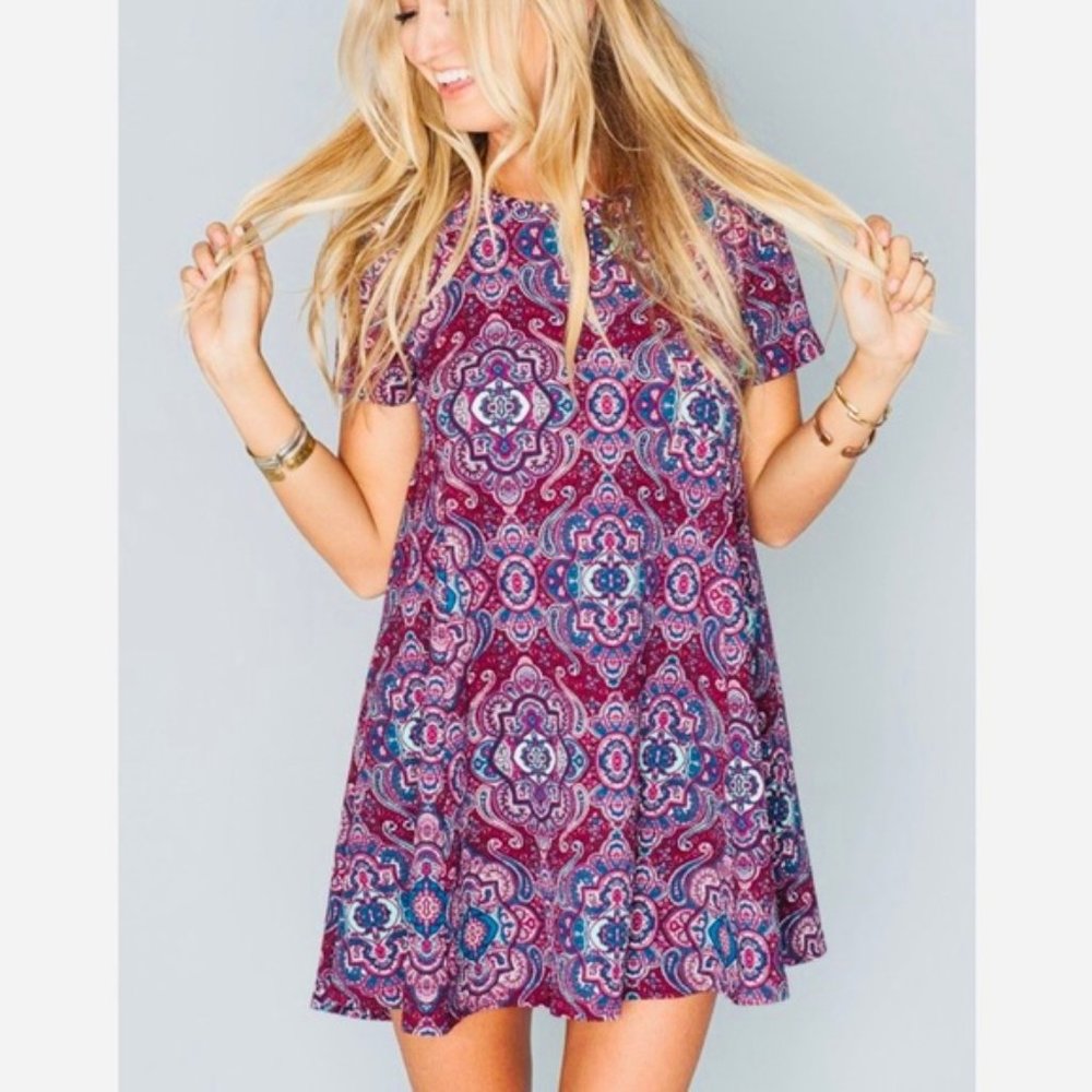 Show Me Your MuMu Paisley Tunic Dress